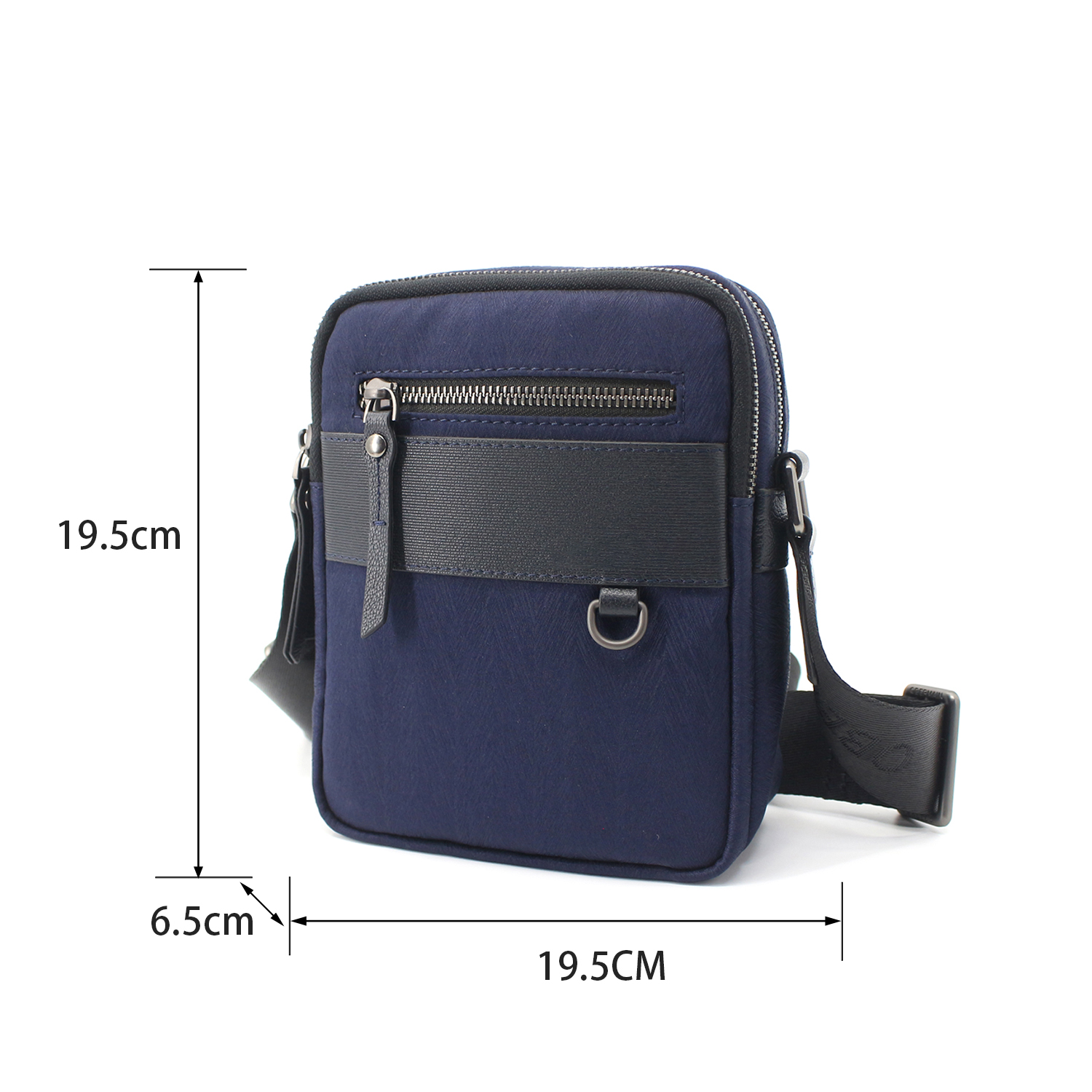 Small Messenger Bag for Men, Adjustable Crossbody Bag Purse for Travel Sports
