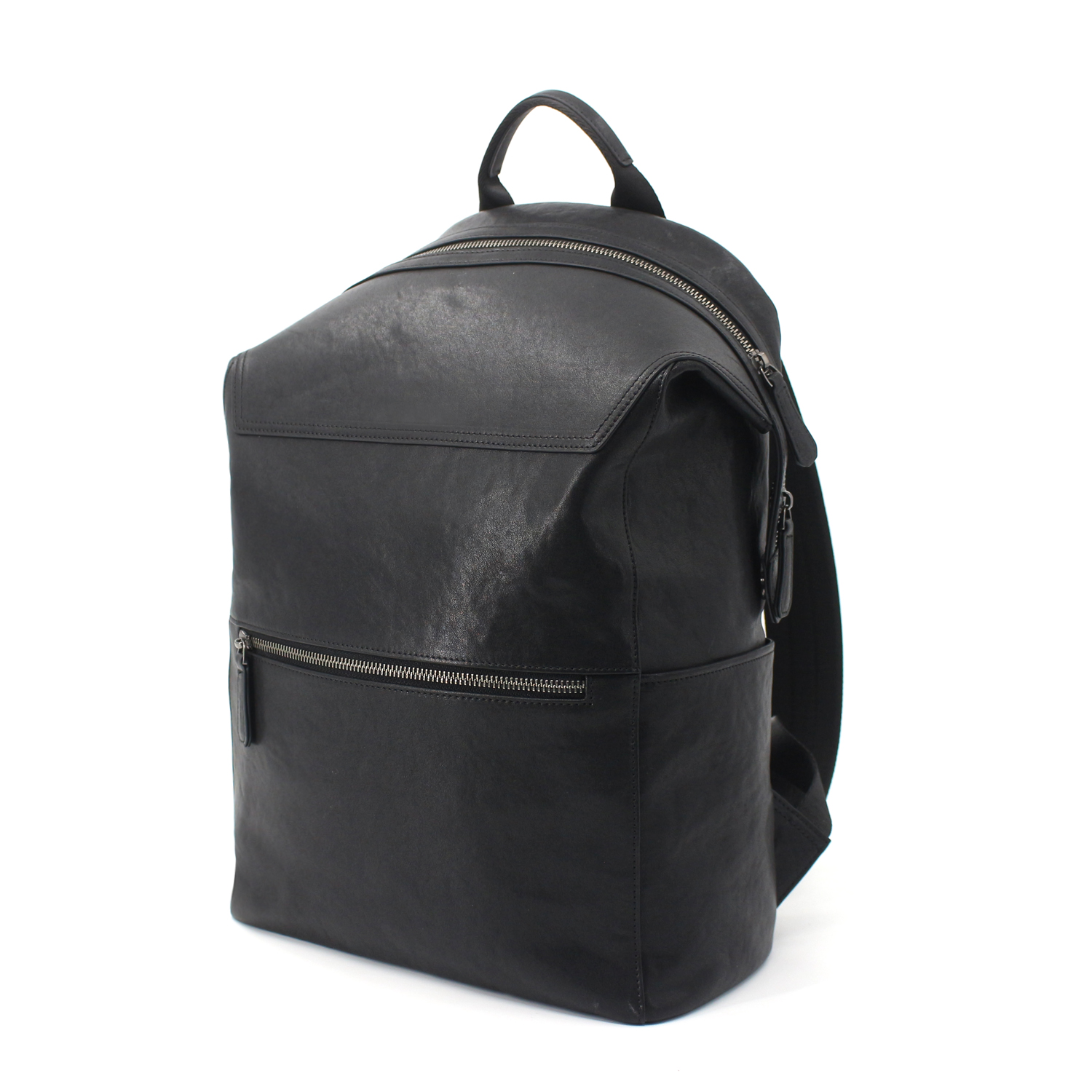 Oilskin Leather Backpack 15.6" Laptop Computer Shoulder Bag for Men