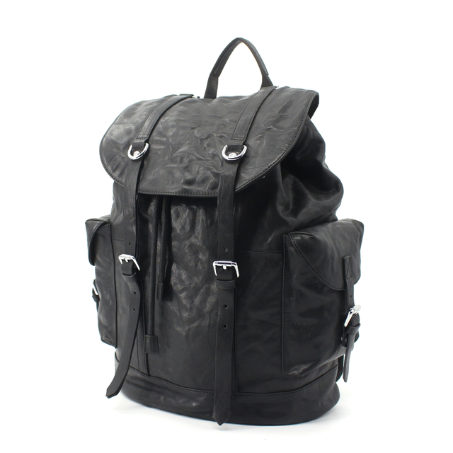 Chic Synthetic Versatile Flip Drawstring Leather Backpacks