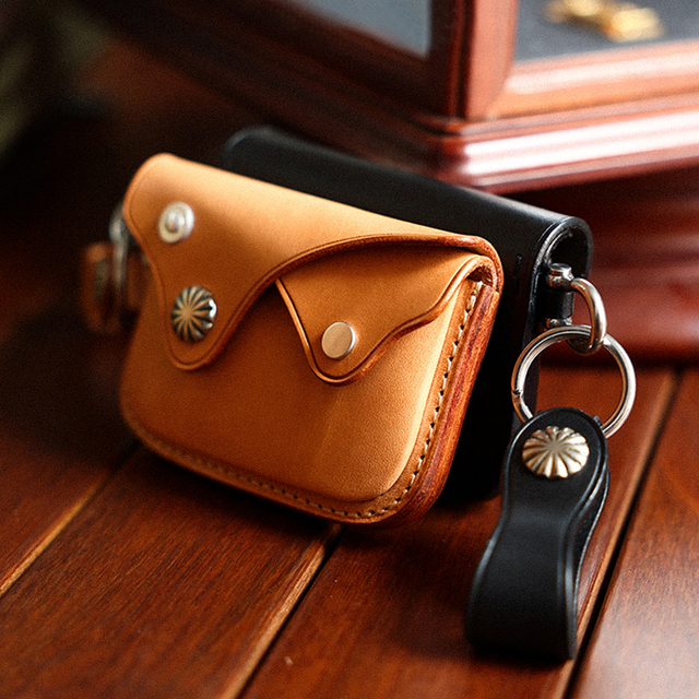 Cowhide Card Holder Men's Vintage Wallet