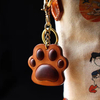 Creative Cat Claw Keychain Genuine Leather Handmade Bag Ornament