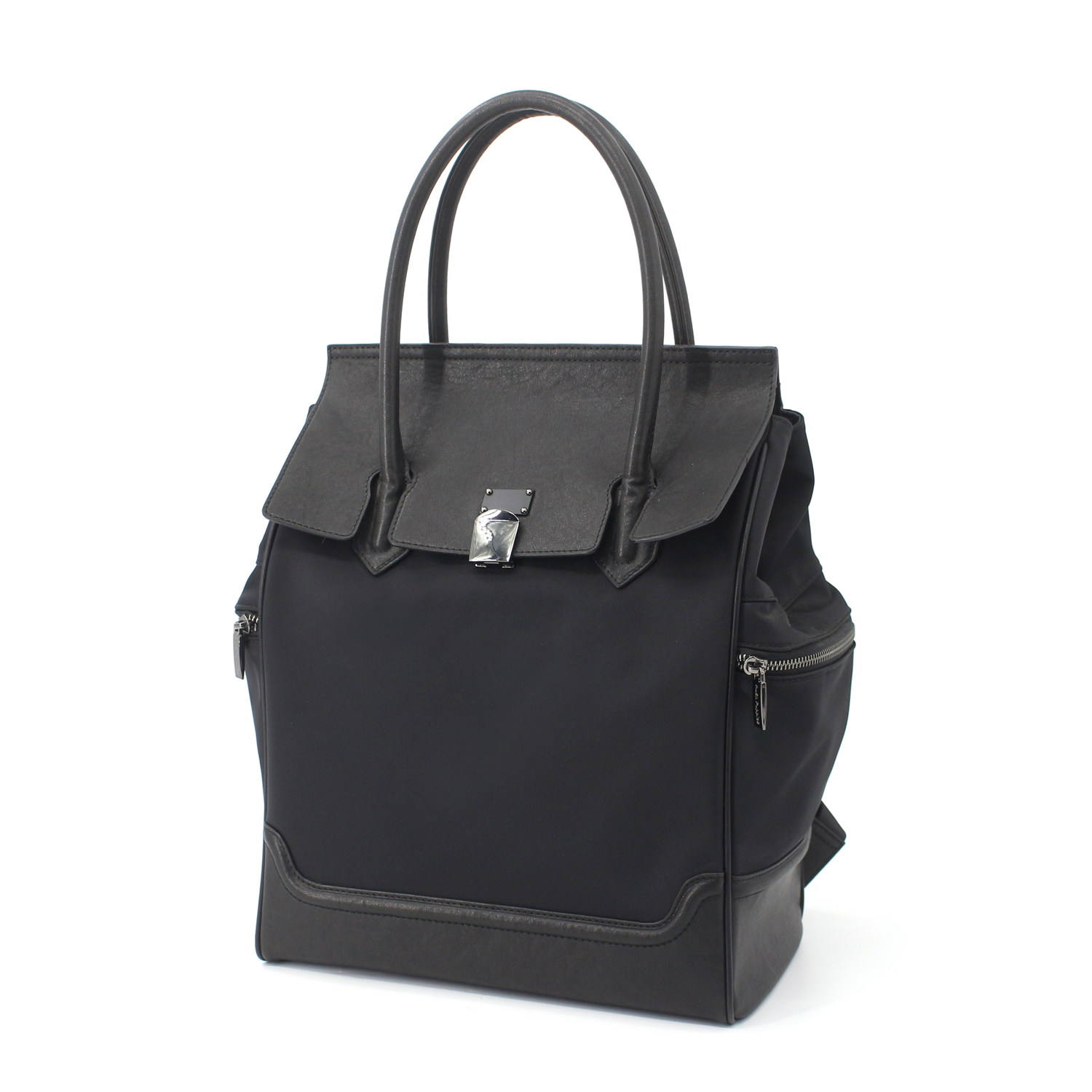 Rugged Adjustable Leather Handbag And Backpacks