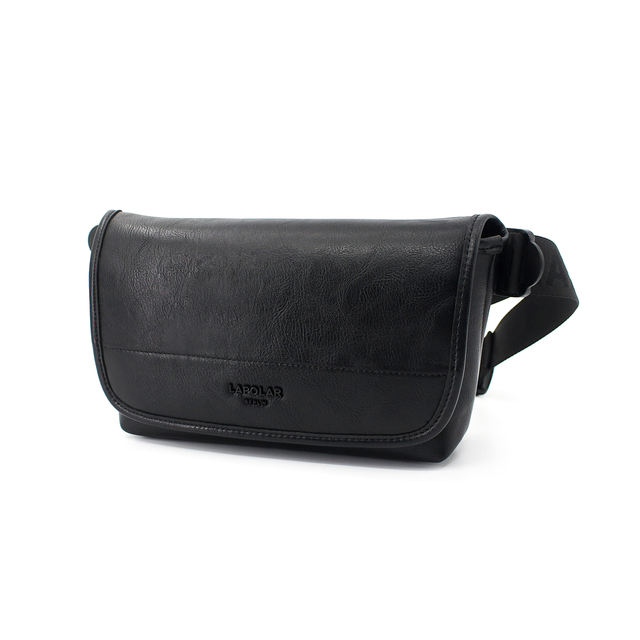 Vintage Leather Leisure Waist Bag Zippered Chest bag