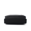 Men Fashion Shoulder Bag, Black Simple PU Leather Messenger Bag