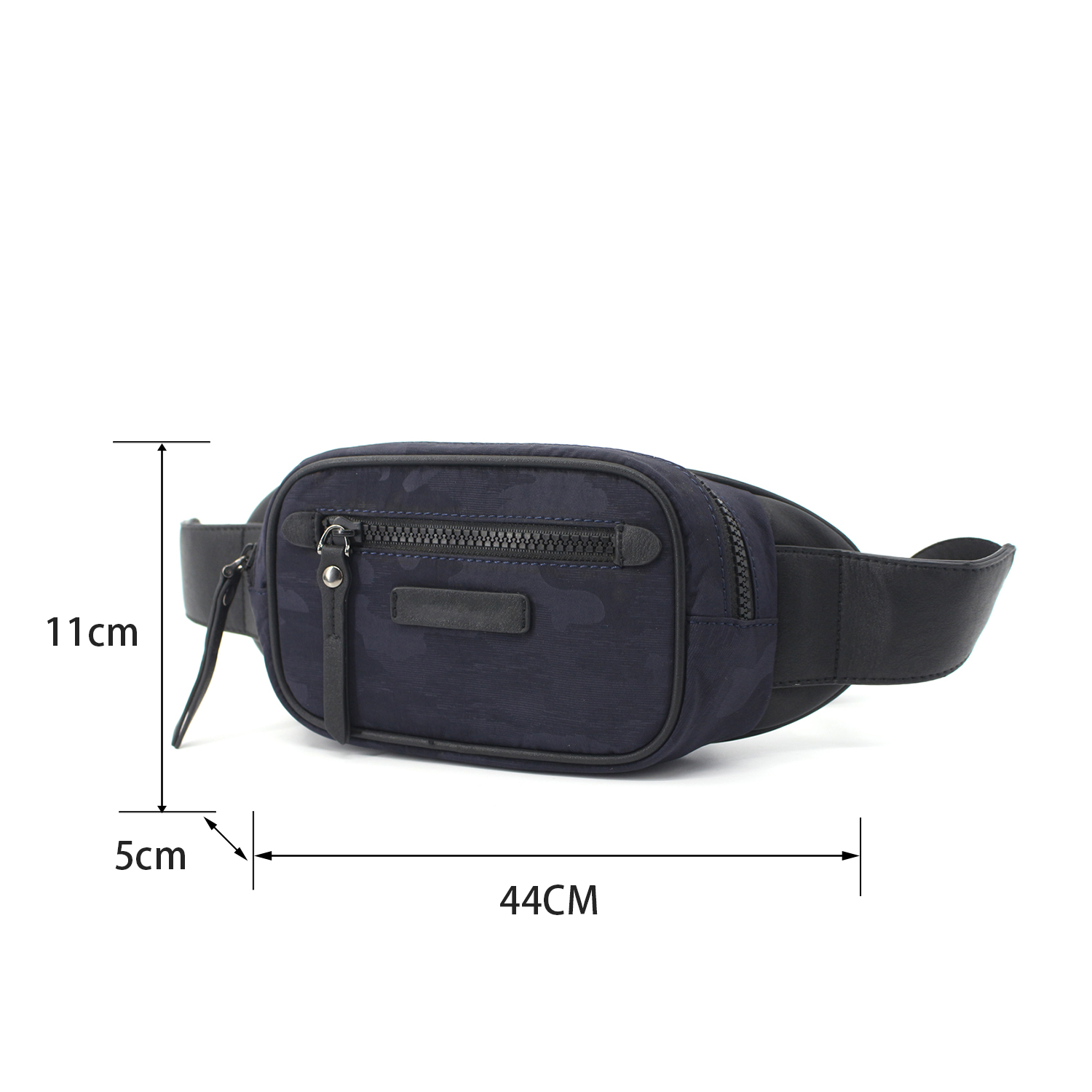 Men's Multifunctional Waist Bag Sports Microfiber Crossbody Bag
