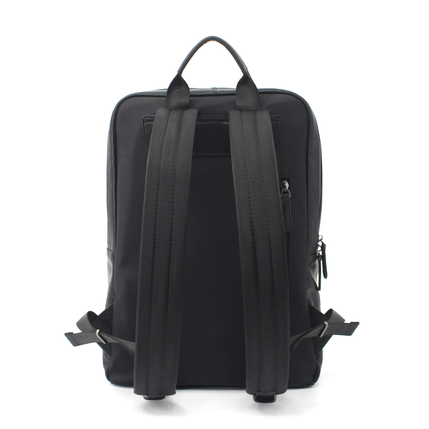 Multi-functional Oilskin Leather 15.6 Inch Laptop Backpack