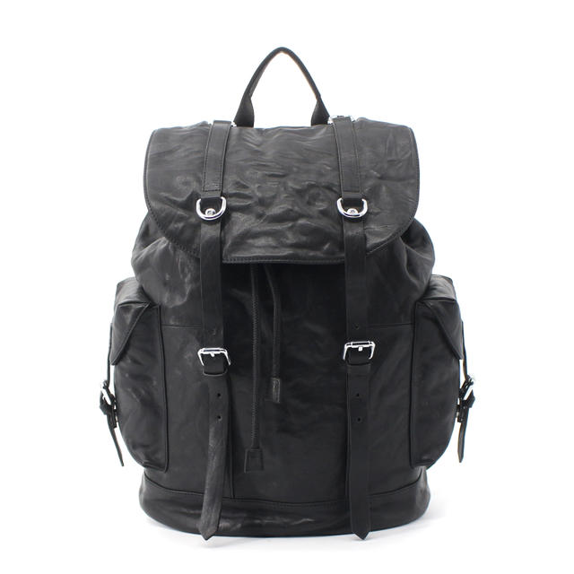 Chic Synthetic Versatile Flip Drawstring Leather Backpacks