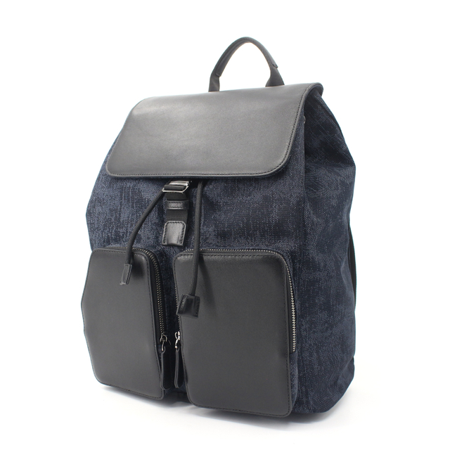 Urban Waterproof Nylon Leather Backpack for Men