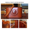 Vintage Small Camera Bag Handmade Genuine Leather Messenger Bag