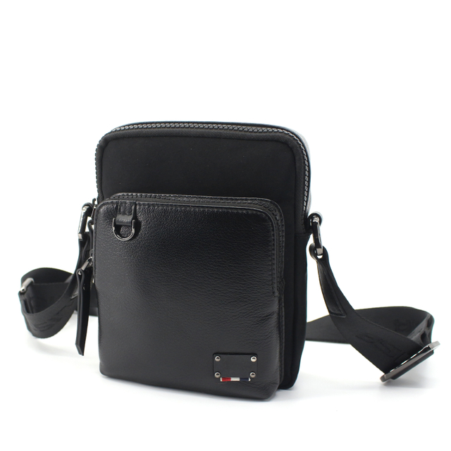 Man Purses and Mini Genuine Leather Messenger Shoulder Bag