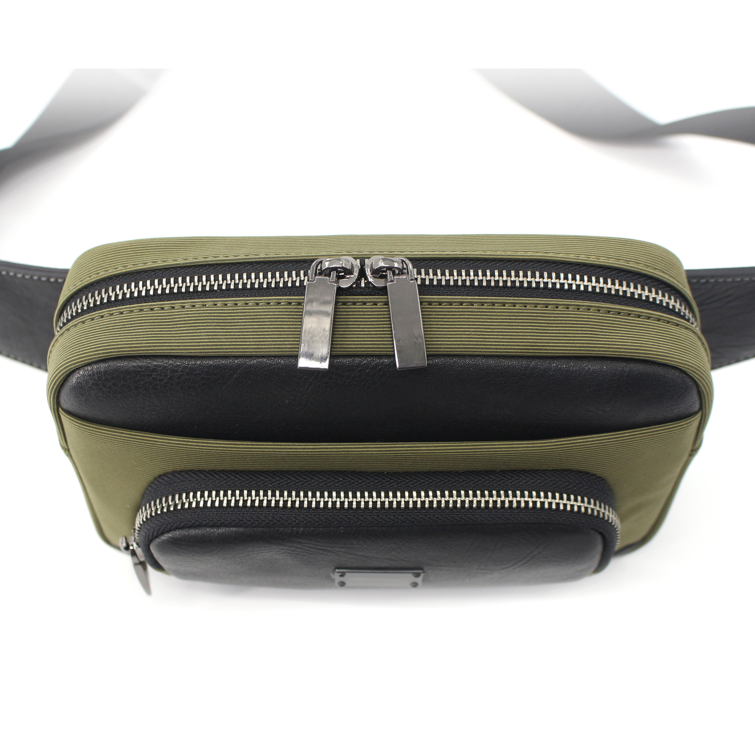 Men Army Green Belt Bag Waist Pouch Packs Crossbody Bag