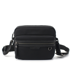 Side-back Nylon Microfiber Small Crossbody Bag Casual Shoulder Starry Sky Black 