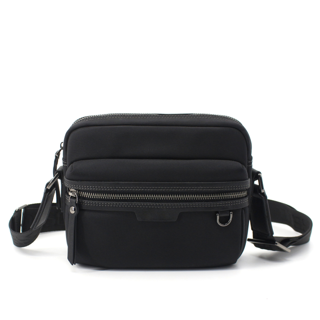 Side-back Nylon Microfiber Small Crossbody Bag Casual Shoulder Starry Sky Black 