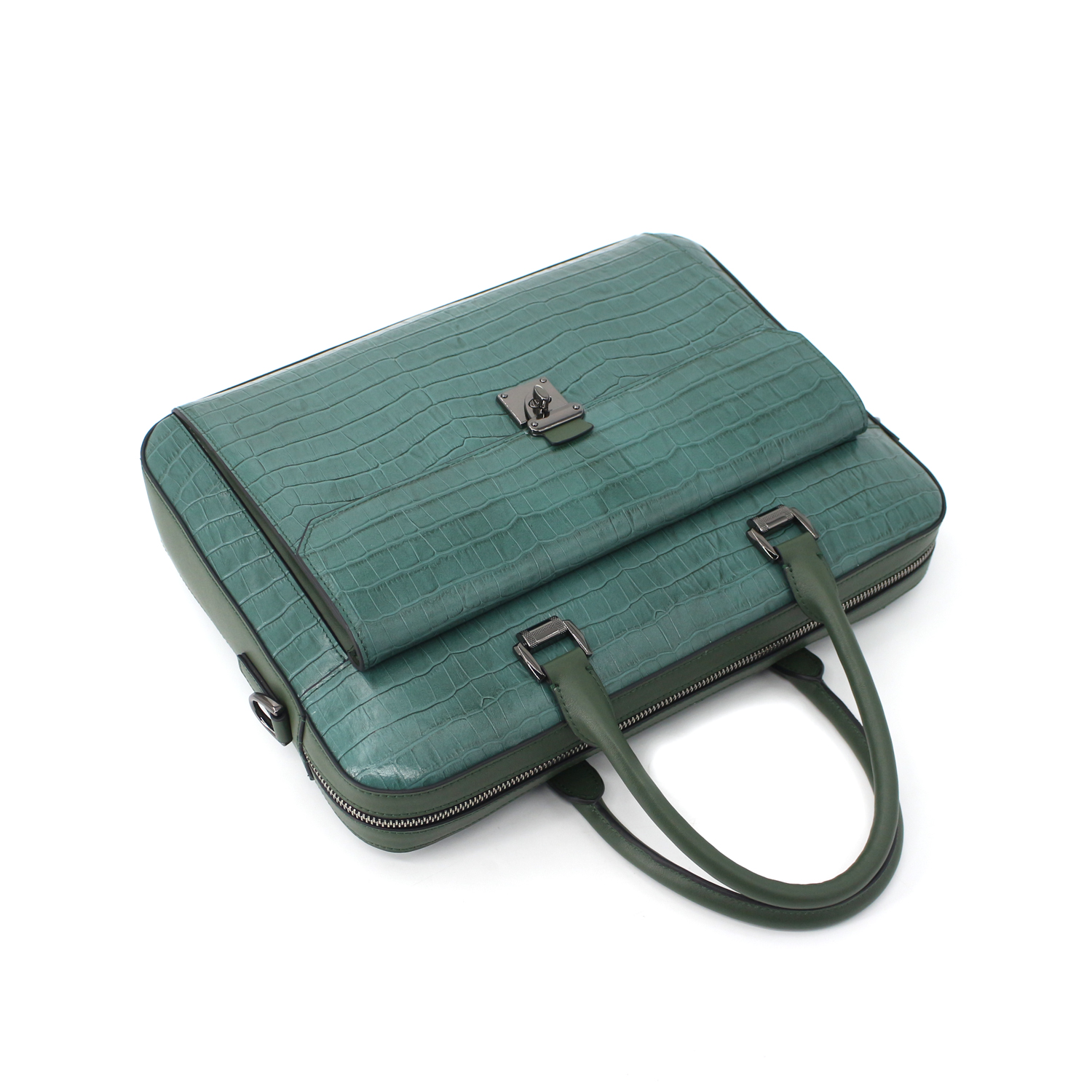Genuine Leather Briefcas Business Shoulder Bag for Men