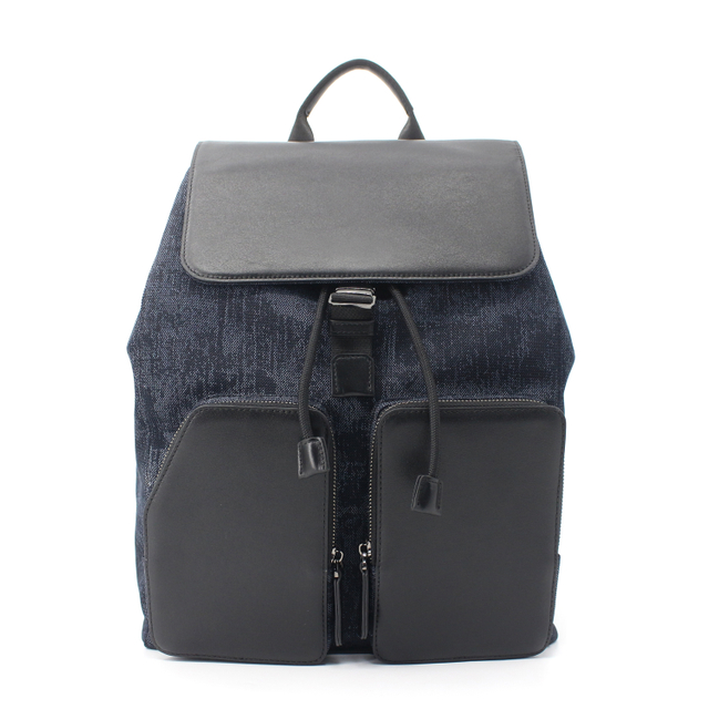 Urban Waterproof Nylon Leather Backpack for Men