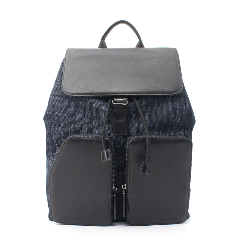 Urban Waterproof Nylon Leather Backpack for Men